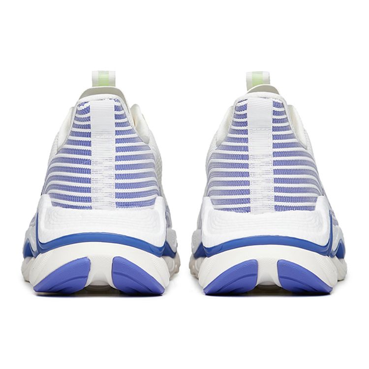 Anta Mars Foam Lightweight Durable Low-Top Running Shoes Men Sneakers White Purple 112225582-2