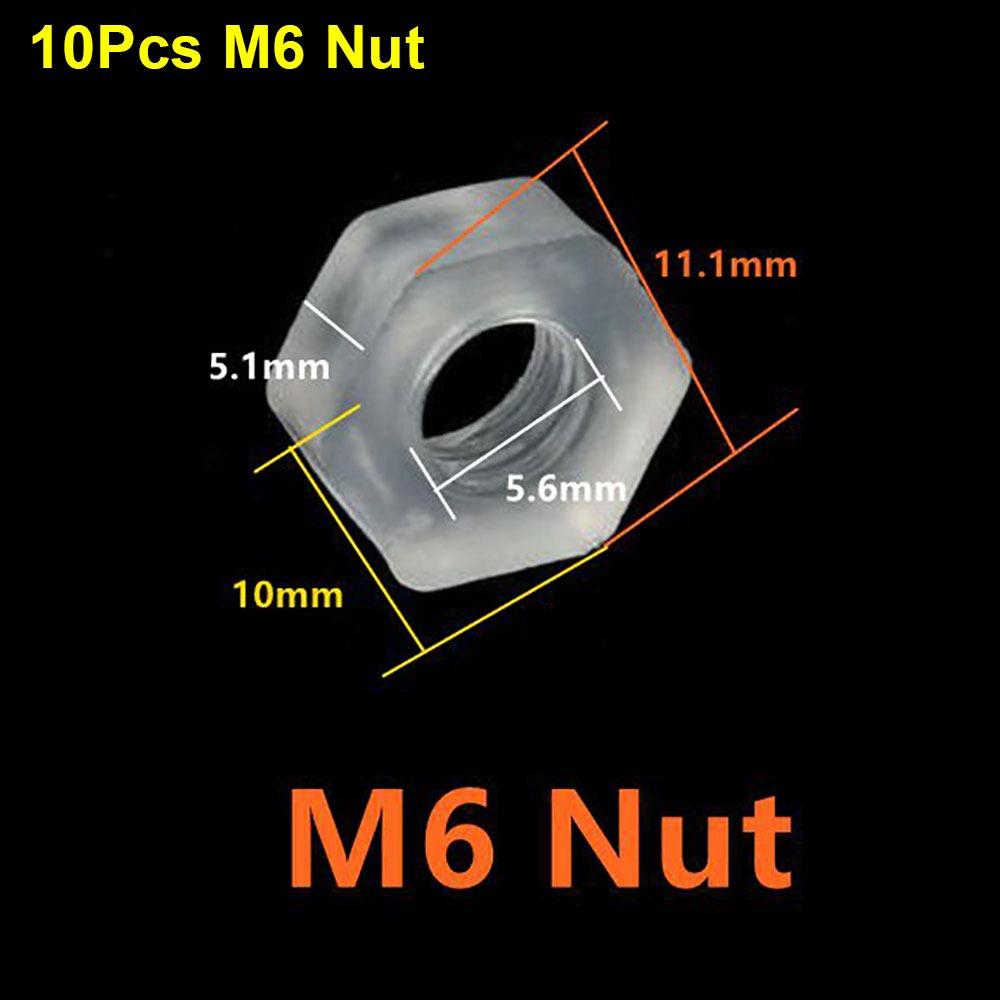 10Pcs M6-G1/2 To 2.4-11.1mm Water Hose Joint for Aquarium Fish Tank Fittings