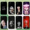 Rapper L-LIL Peep Handyhülle Für iPhone 16,15,14,13,12,11,Pro,X,XS,Max,XR,Plus,Mini Weiche Schwarze Hülle