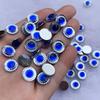 80 Stück 12mm Kristall Strass zweifarbig Strasssteine DIY Kreisförmige flache Rückseite Harz Handwerk für Hochzeitsdekoration -A67