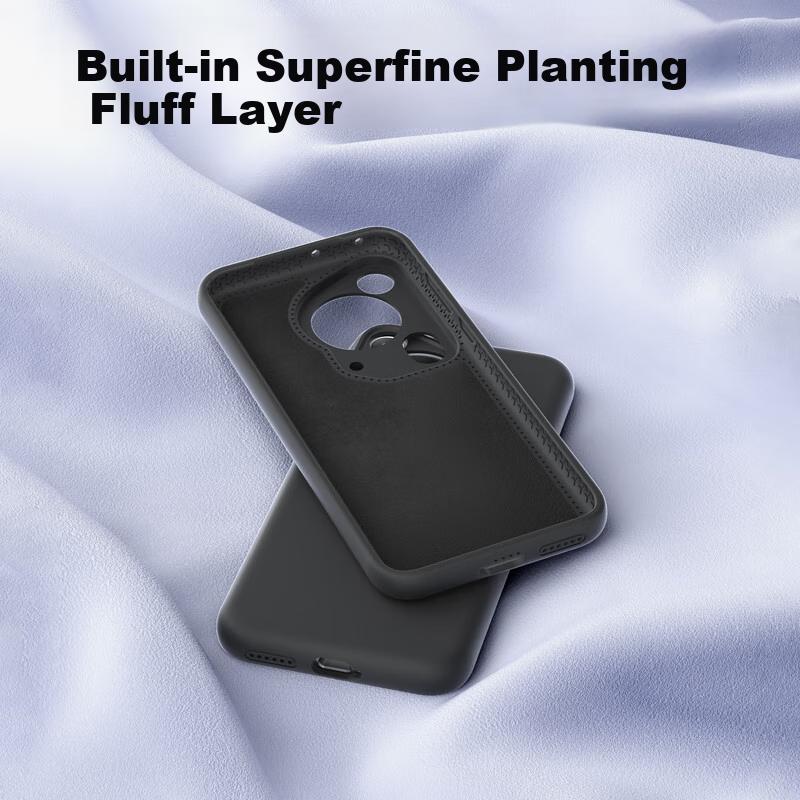 Lens ProtectionCase for Huawei Pura70Pro Phone, P70Pro+ Protective Cover, Real Liquid Silicone, Ultra-Thin Full Protection, Shockproof Soft,,