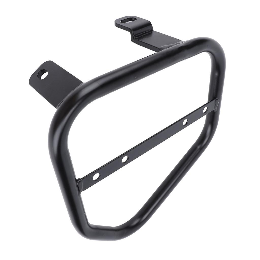 Motorcycle Side Trunk Bag Bracket Extra Storage Iron Motorcycle Side Mount Luggage Shelf for Scrambl