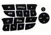 Car Interior Car Button Repair Sticker Key Ac Central Control Sticker Cd Broadcast Audio Button Repair Car Sticker