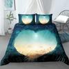 Beautiful Scenic Duvet Cover Set 3D Print Landscape Bedding Set Polyester Comforter Cover With Pillowcases For Kids Men Women