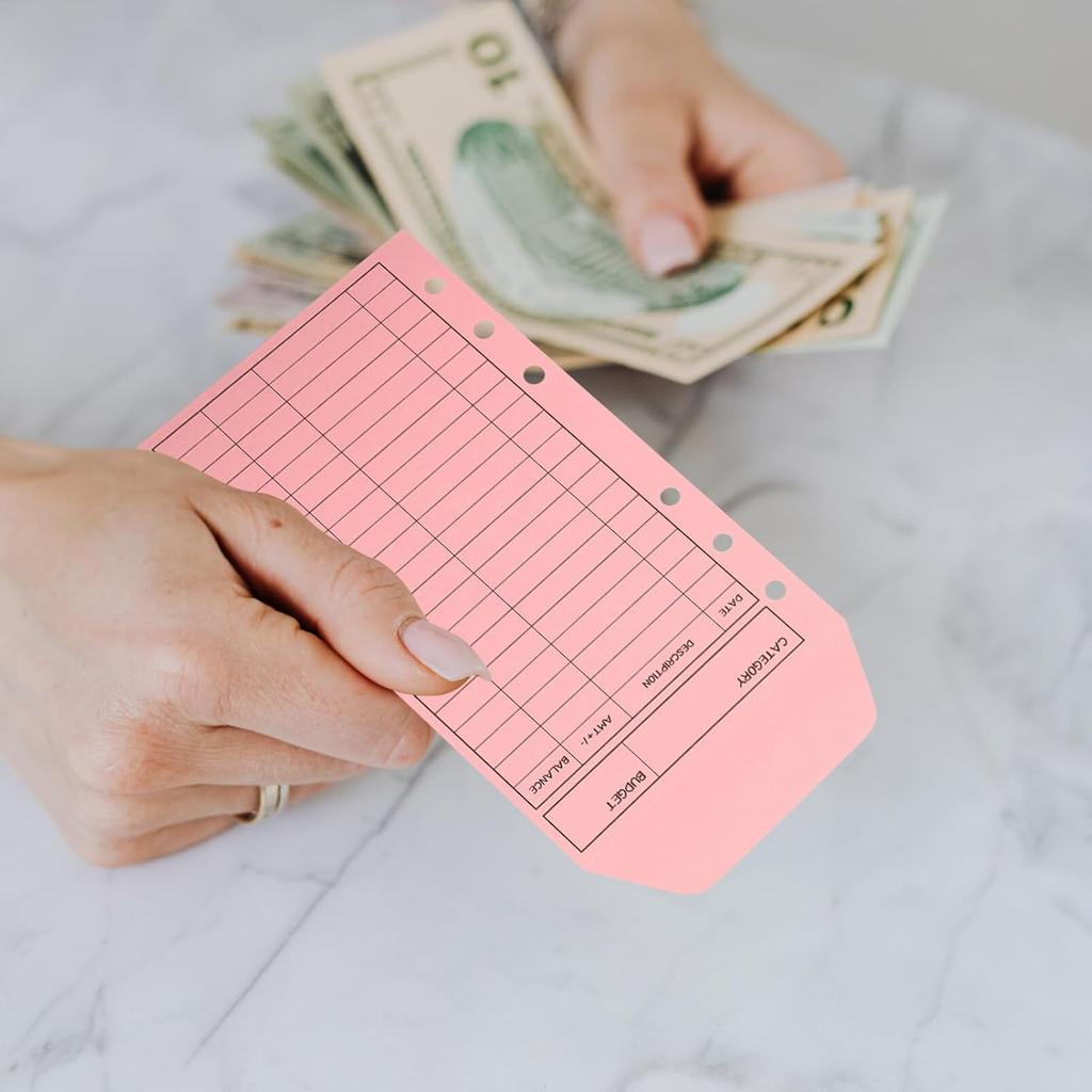 12 Pcs Cash Envelopes for Budgeting Paper Money Envelopes for Cash Budget Envelope for Cash System Mixed Color
