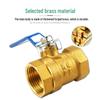 Check Valve: All-Copper Pneumatic Ball Valve – Thickened Tap Water Pipe Switch, Available in 4, 6, and 2-Point Mini Sizes