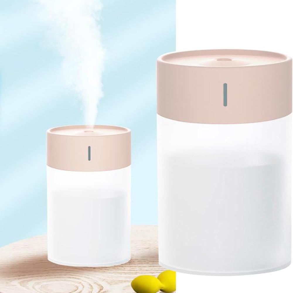 72 x 72 x 120mm Cool Mist Humidifier Pink Mini Air Humidifier Essential Oil Diffuser for Travel