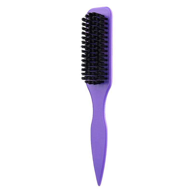 

Practical Hair and Beard Brush for Men and Women Soft Bristles for Gentle Skin Portable Grooming Accesories фиолетовый