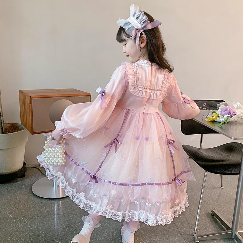 Bamino Girls' Winter Lolita Princess Dress