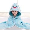 Super Soft Infant Bath Towel Coral Fleece Baby Blanket with Hood Toddler Thin Bathrobe  Unisex