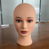 Female Mannequin Head Display Stand Bald Multipurpose Dummy Model Headphones Rack for Sunglasses