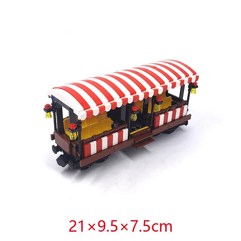 Tank car/Train Car/ Cargo Train small particle assembling building block Creative DIY MOC toy for Children