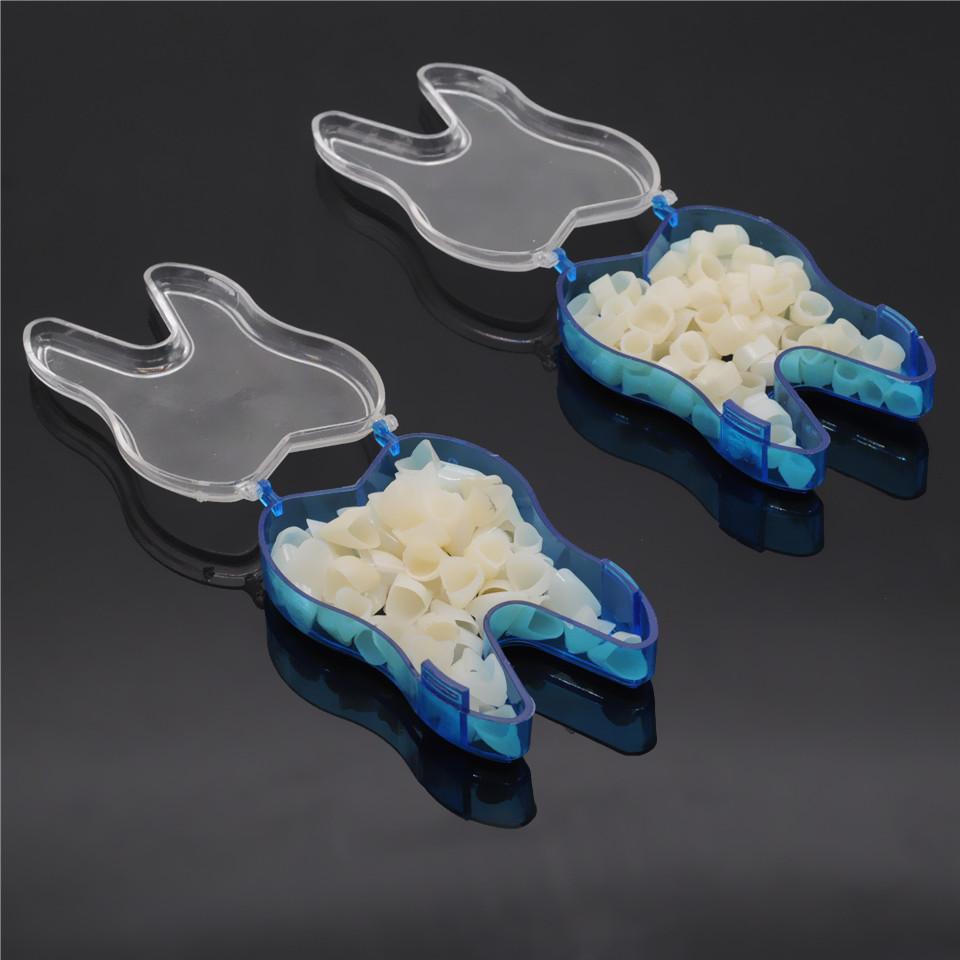 50Pcs Dental Temporary Crowns Resin Anterior Molar Teeth Veneers Dentist Oral Hygiene Products