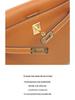 Kelly Bag Genuine Leather Women's Luxury Handbag - 2025 Autumn/Winter Collection: Elegant Shoulder Bag for Commute and High-End Style.