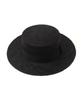 Yunibeosyeolkemiseuteuli Bau Black Flat Fedora Summer Fedora