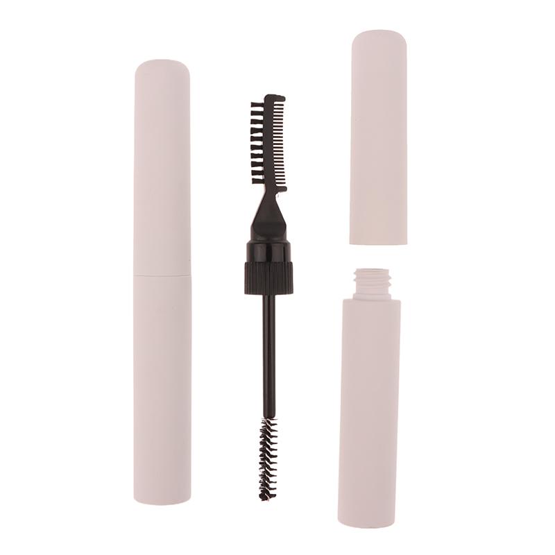 

10 мл пустой тюбик для туши с двойной кисточкой, DIY многоразовая бутылочка для геля для бровей, контейнеры для косметики для удлинения ресниц, упаковка