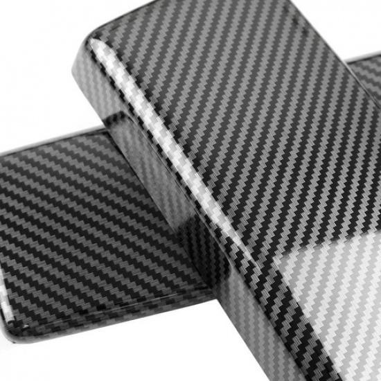 ABS Carbon Texture Center Armrest Box Cover For Mercedes Benz E C GLK Class W204
