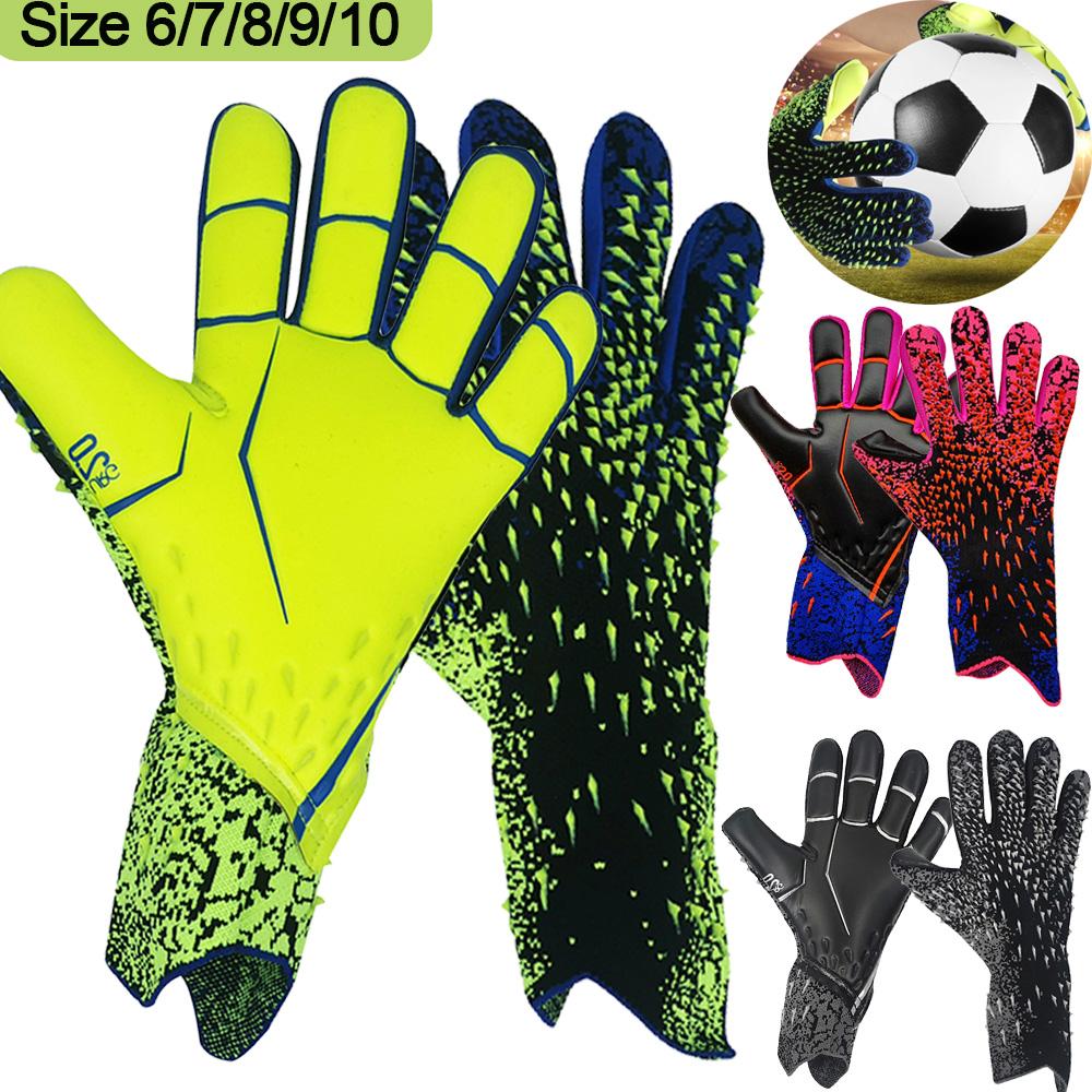 Latex Målvaktshandskar Förtjockade Fotboll Professionellt Skydd Vuxna Tonåring Målvakt Fotboll Målvakt Fotbollshandskar nya