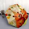 Capybara Themed Travel Umbrella-8 Ribs Automatic Opening and Closing, Portable Folding Design, Compact and Stylish Umbrella Suitable for Out