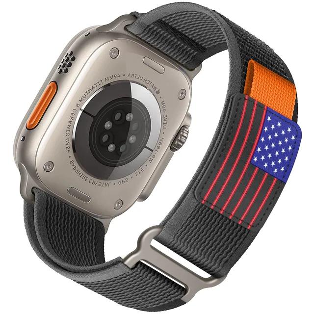 Trail loop Strap for Apple watch Bands 49mm 44mm 40mm 41mm 45mm 42mm 46mm correa bracelet iWatch series 7 se 8 9 10 11 Ultra2 3