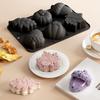 Stampo in Silicone per Dolci Autunnali Antiaderente 6 Cavità Forme Zucca Foglia Ghianda Perfetto per Dolci del Ringraziamento Cottura Fai da Te Preparazione Pasticceria