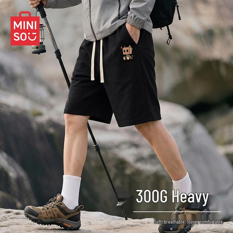 

MINISO Men s Summer Retro Sport Training Shorts 3XL