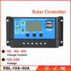 Solar Charge and Discharge Controller LCD Display Dual USB Automatic Solar Panel Charger Regulator 5V-24V Voltage Regulator