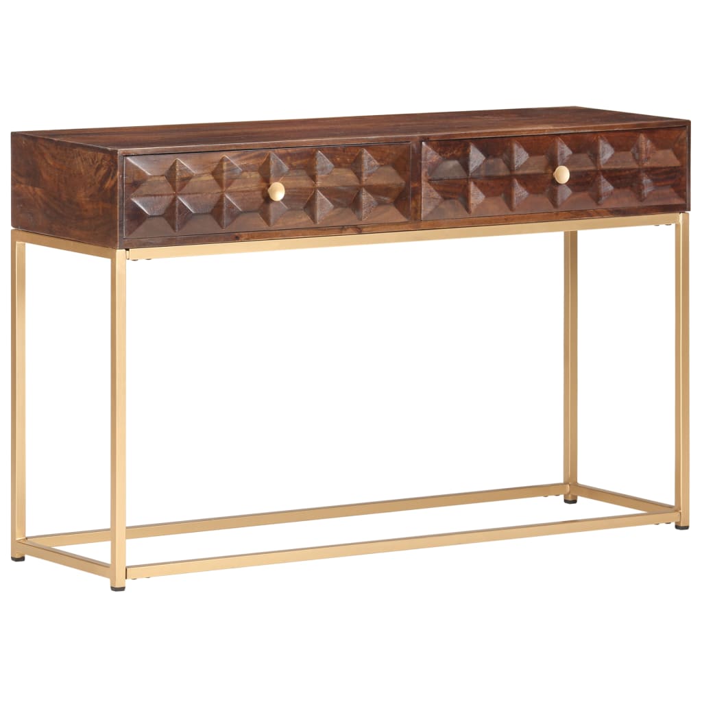Console Table 122 x 36 x 75 cm Solid Mango Wood