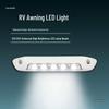 Versatile RV Outdoor LED Porch and Awning Lamp, Wide Beam, 12V/24V