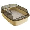 Large Cats Toilet Box For Pet Cats Households with Ventilation System And Removable Part Easy To Clean Litter Box