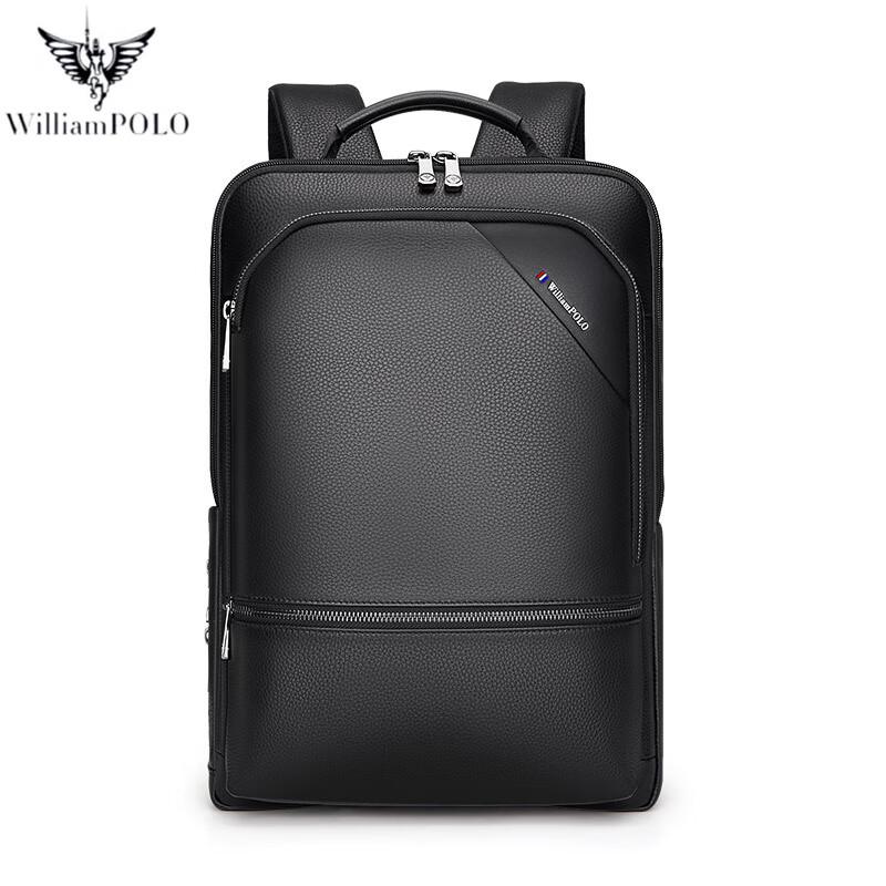 WILLIAMPOLO Men s Business Casual Laptop Backpack