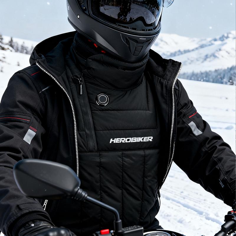Motociklo šildomas kaklas Žieminis kaklas Krūtinės šildymas Vėjui atsparus Vandeniui atsparus Lauko Slidinėjimas Šalčiui atsparus Šildomas kaklas Sniego važiavimas Šildomas kaklas