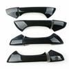 Fit For 2008-2012 Honda Accord Sedan Door Handle Cover Trim Carbon Fiber Style