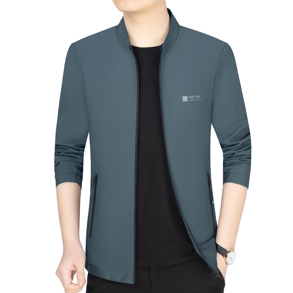 2023 Men's Spring/Autumn Business Casual Stand Collar Jacket