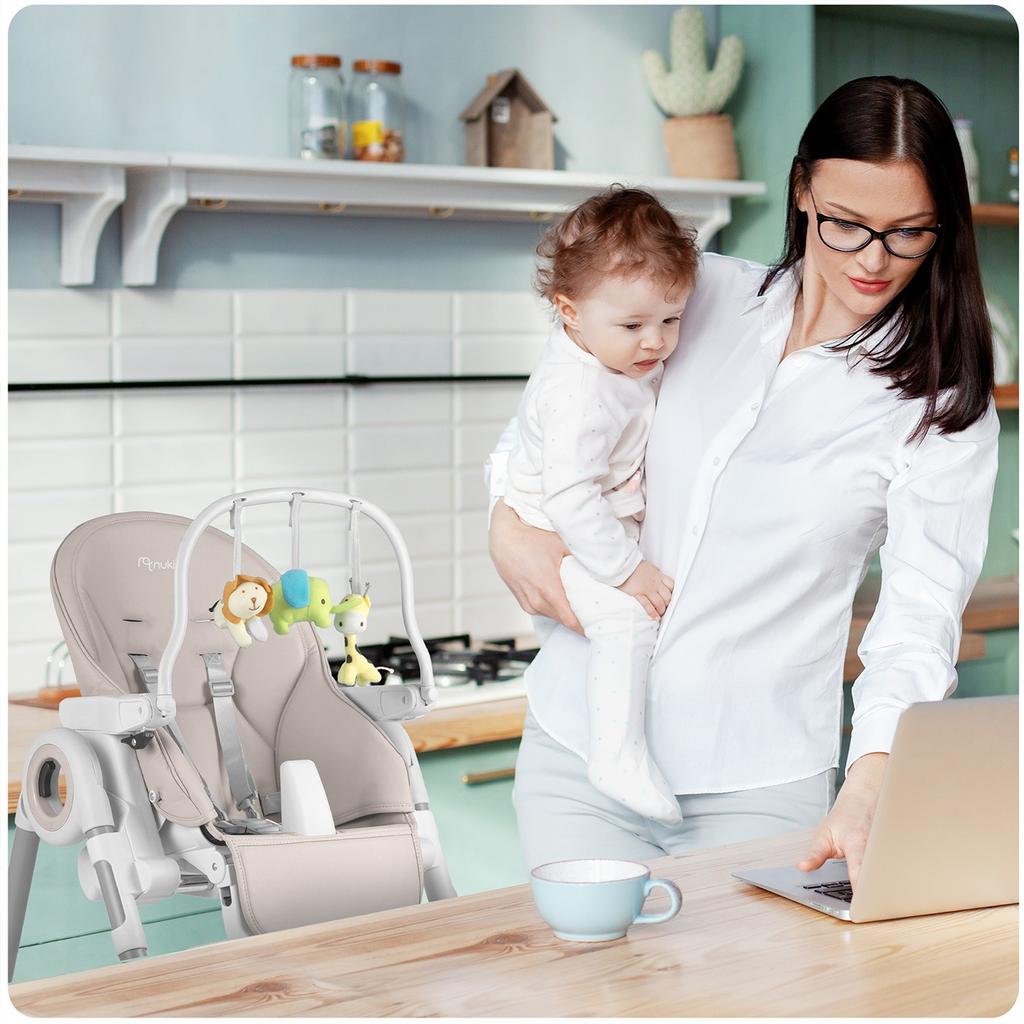 Belo High Chair With Table, Lounger And Toy Bar