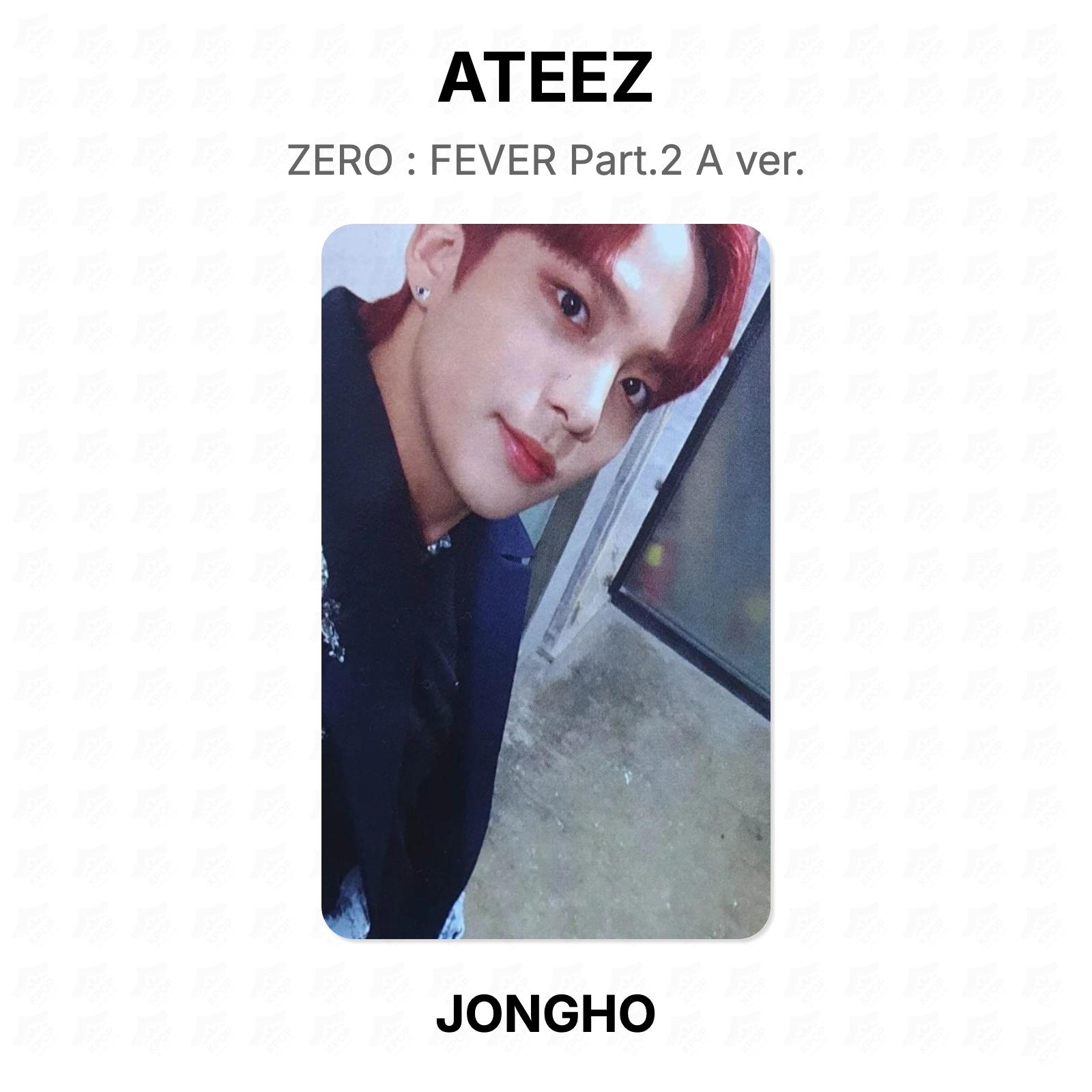 ATEEZ ZERO : FEVER Part.2 A ver. Official Photocard JONGHO