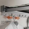 Retractable Clothes Drying Rack,Wall Mount Laundry Clothing Hanger,Aluminum Alloy Racks with Net for Socks,Underwears,1 Pack