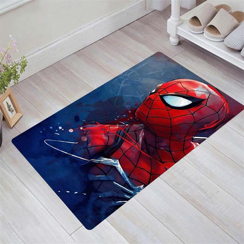 

1pc Spider-Man Pattern Area Rug Soft Flannel Floor Mat for Living Room,Office,Bedroom and Carpet 60cm by 90cm