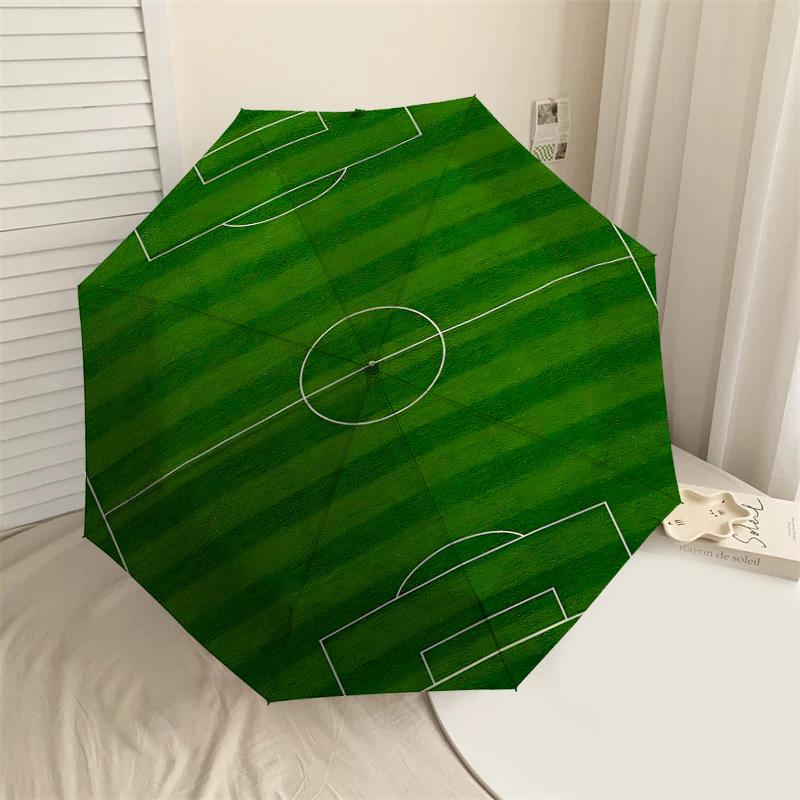 1PC Soccer field Umbrella-8-Rib Reinforced, Automatic Open, Lightweight & Durable, Fashion Accessory for Outdoor-D346