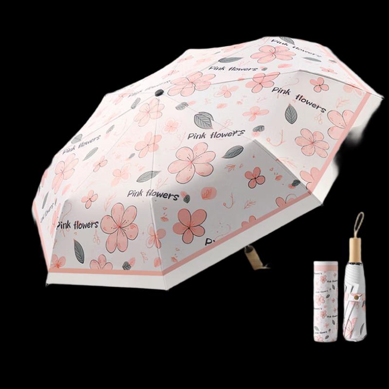 

MIDO Four Seasons Begonia Illustrated Sun & Rain Umbrella