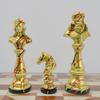 3pc International Chess Sculpture Decoration, Resin Chess Statue,  Chess Pieces Window Display Ornament, Creative Home Decor