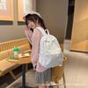 Zaino scolastico nuovo stile giapponese piccolo fresco semplice zaino a righe grande capacità zaino per studenti universitari zaino doppio per tempo libero e viaggi