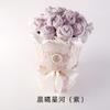 Handmade Sock Bouquet Gift Valentines Day Cotton Mid-Calf Socks In Romantic Colors Unisex Casual Style
