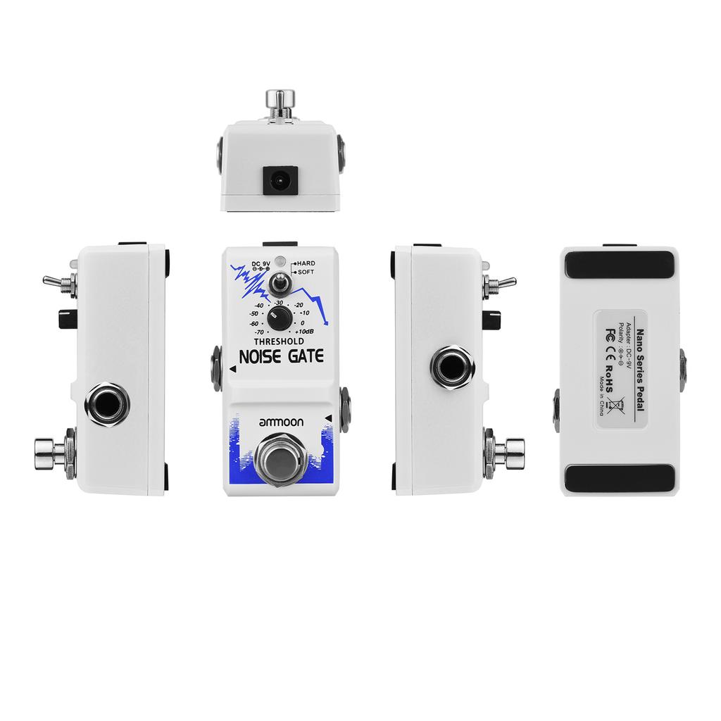 Ammoon Single Noise Gate Guitar Effect Pedal True Bypass Zinc Alloy Shell
