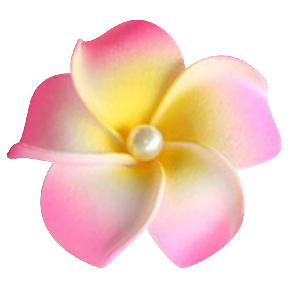 Pearl Plumeria Flower Hair Clips For Women Girls Hairpins Egg Flower Barrette Hawaiian Wedding Party Bag Hat Accessories