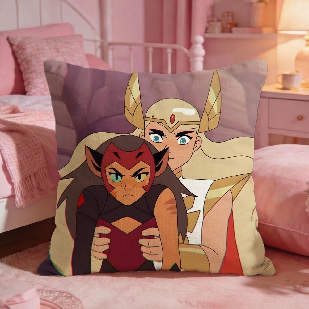 anime Princesses of Power Cushion Cover Premium Comfort Reversible Pillow Cove Two in One Design for Any Room Car Interior