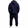 Men's Hooded Cargo Jumpsuit with Multi Pockets, Zip Front and Jogger Cuffs, One-Piece Coverall