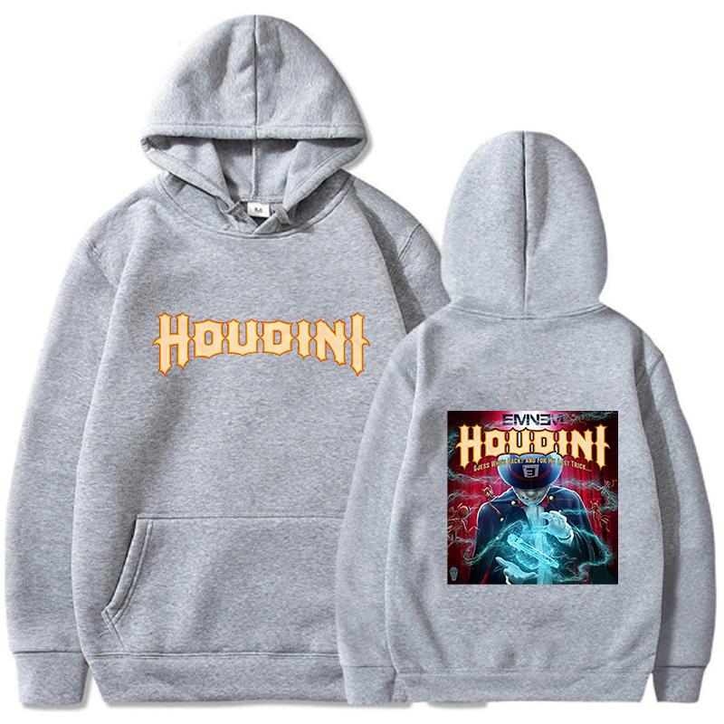 Eminem New Album Houdini Hoodie Fashion Men/Women Harajuku Hip Hop Hoodies Unisex Autumn Winter Vintage Pullovers Sweatshirts