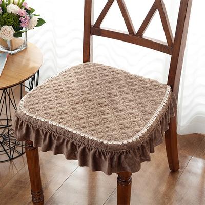 Lace Dining Chair Cushion 43*45cm Seat Cushions Office Pad Stool Seat Cushion Warm Plush Thick Cushion