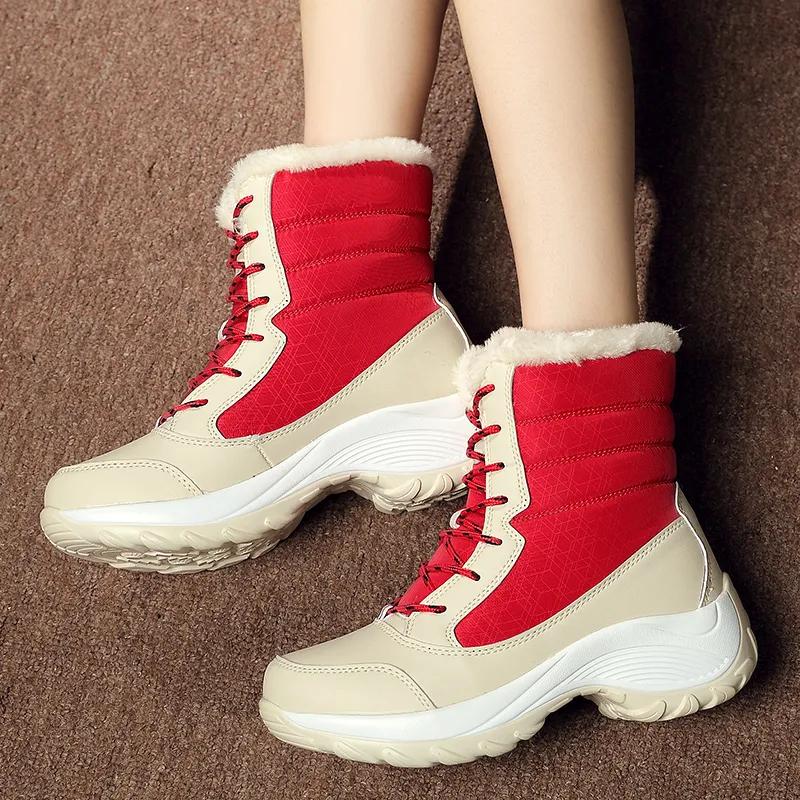Winter Snow Boots for Women Platform Shoes Boots Plush Keep Warm Women's Thigh High Boots  Ankle Boots Comfortable Walking Shoes